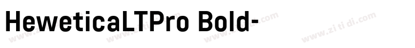 HeweticaLTPro Bold字体转换